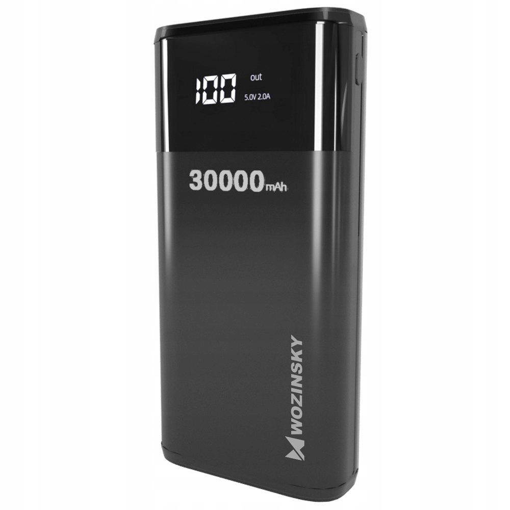 Павербанк Wozinsky 30000 mAh 4xUSB + міні лампочка USB (9291417)