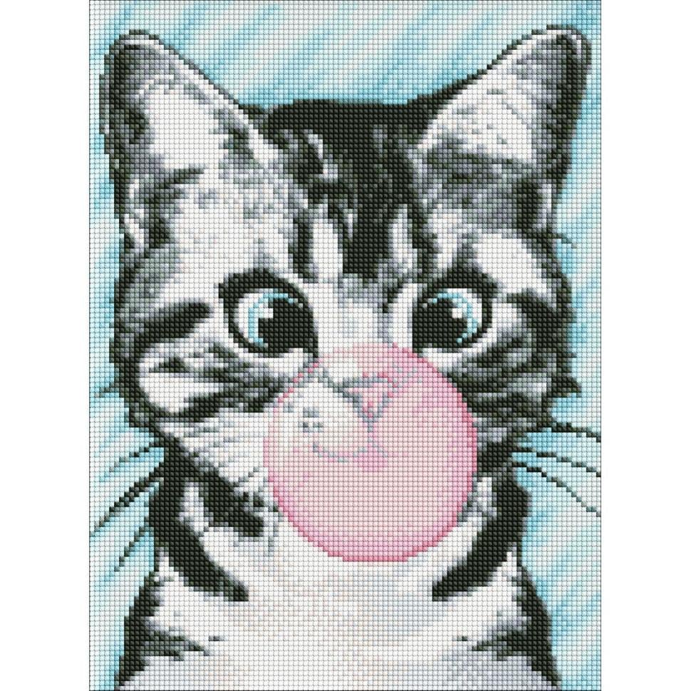 Алмазна мозаїка Ідейка Рожевий міхур 30x40 см (AMO7479)