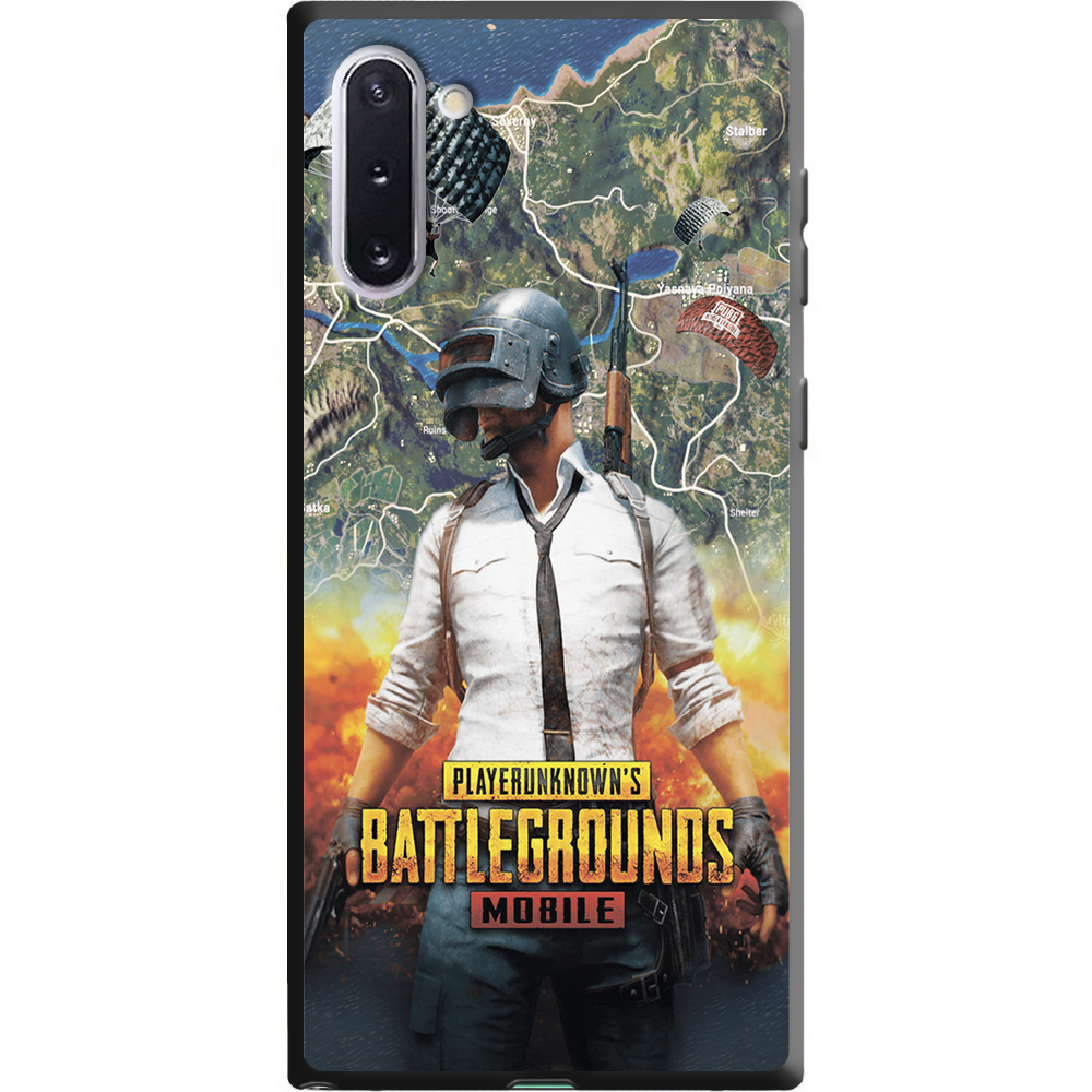 Чехол Boxface Samsung N970 Galaxy Note 10 PUBG Mobile Черный силикон (37407-up2309-38697)