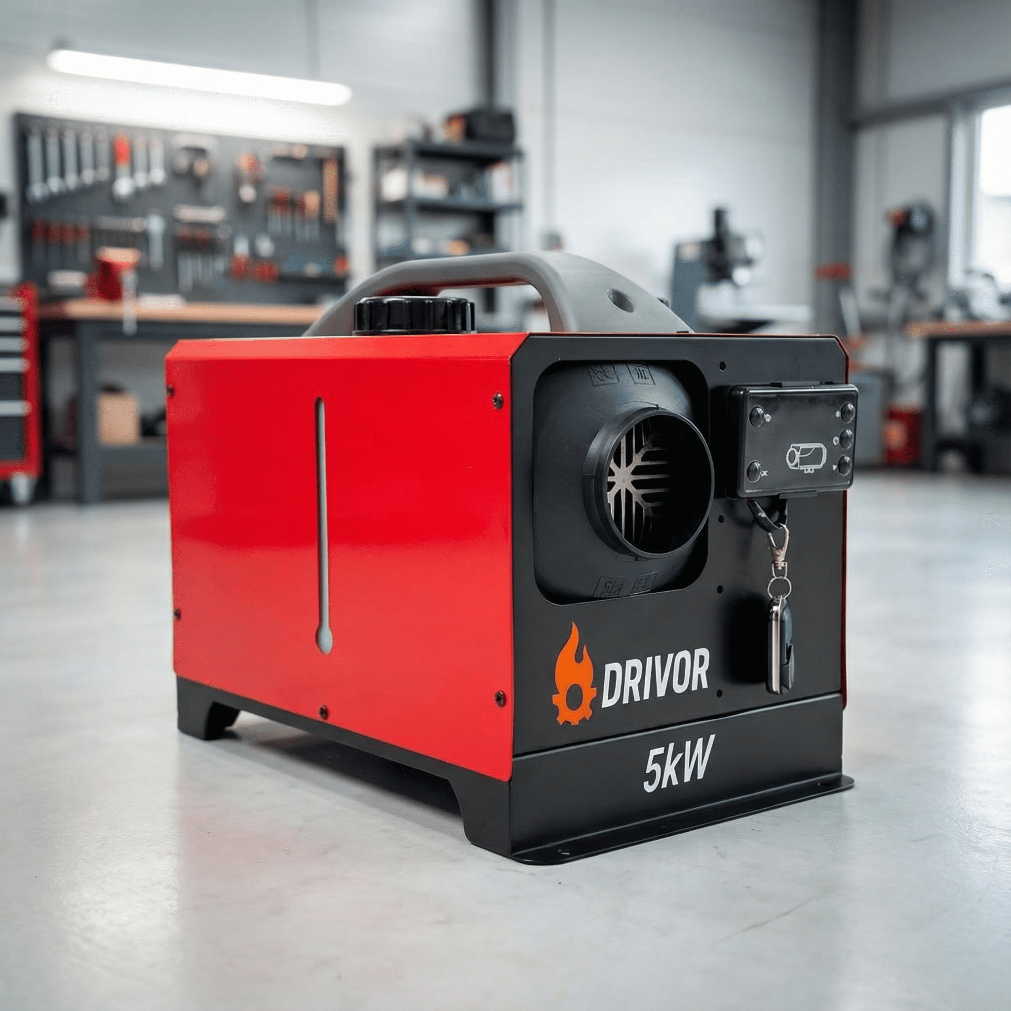 Дизельный автономный обогреватель Drivor 5 кВт Красный (D500 (7) Дизельный автономный обогреватель Drivor 5 кВт Красный (D500 (7)