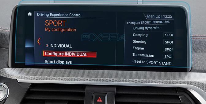 Стекло защитное Pixsel на монитор BMW X4 12“ 2018-2021 G02 закаленное глянец