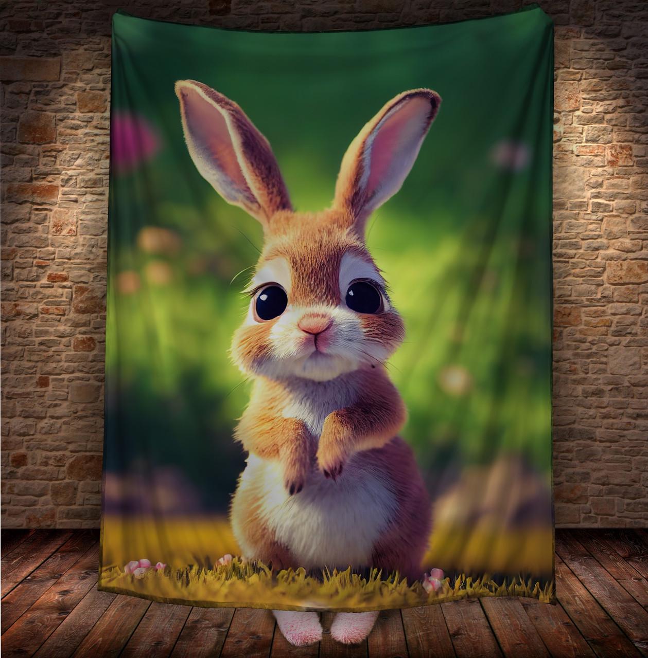 Плед с 3D принтом 56 Кролик в зимнем сказочном лесу 150х200 см (epi_1868) Плед с 3D принтом 56 Кролик в зимнем сказочном лесу 150х200 см (epi_1868)