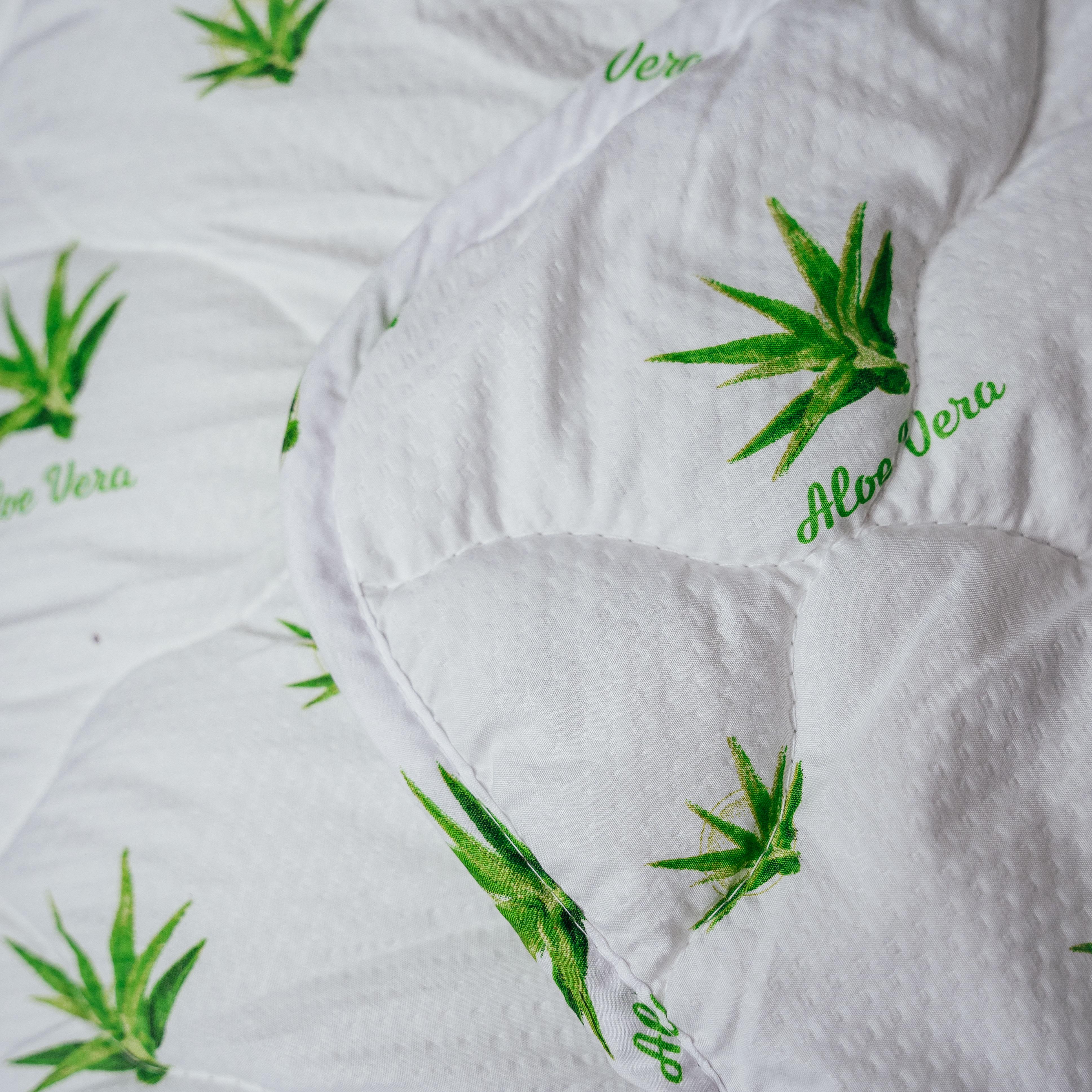 Одеяло алоэ вера лето 150х210 см Белый (86847)