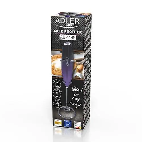 Миксер-вспенитель молока ручной Adler-AD 4499 на батарейках (570444) - фото 3