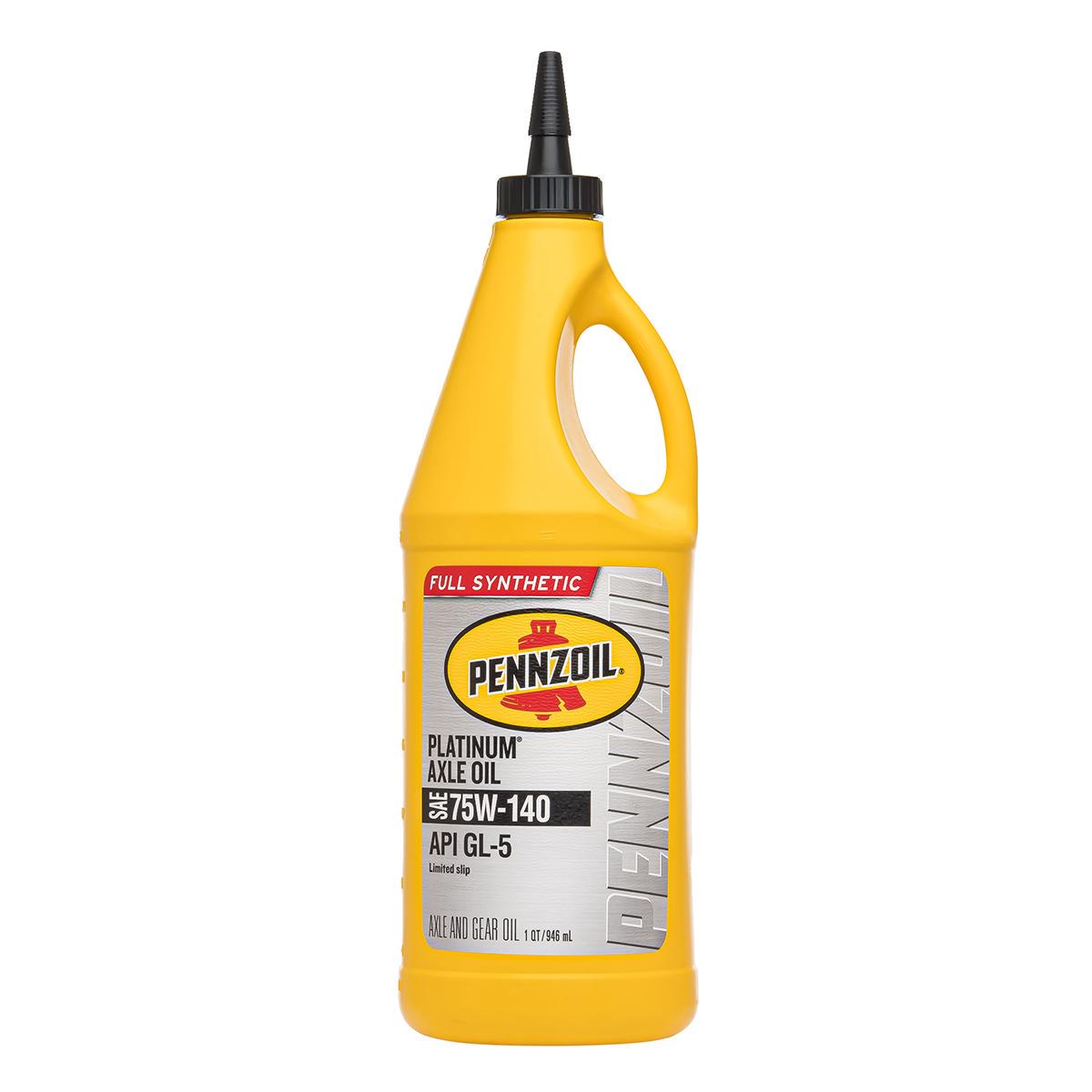Мастило трансмісійне Pennzoil Platinum Axle GL-5 75W-140 синтетичне 0,946 мл (550042070)