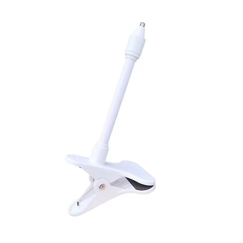 Держатель-прищепка гибкий для видеокамеры/видеонянные с резьбой Белый (2689612496)