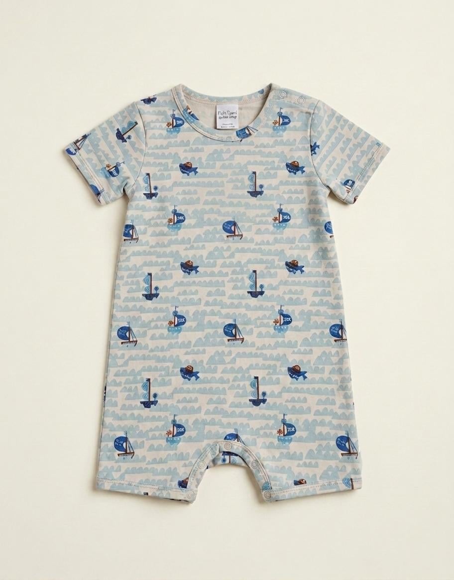 Пісочник дитячий для хлопчика Green Cotton 92 см Молочний (25111233B)