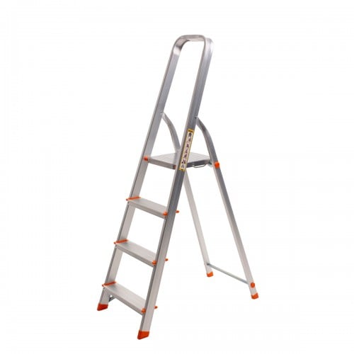 Стремянка алюминиевая Laddermaster Vega A1B4. 4 ступеньки