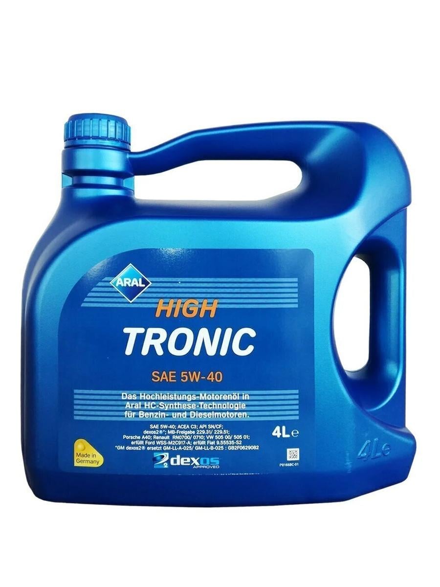 Моторное масло ARAL High Tronic 5w40 4 л SN/CF C3