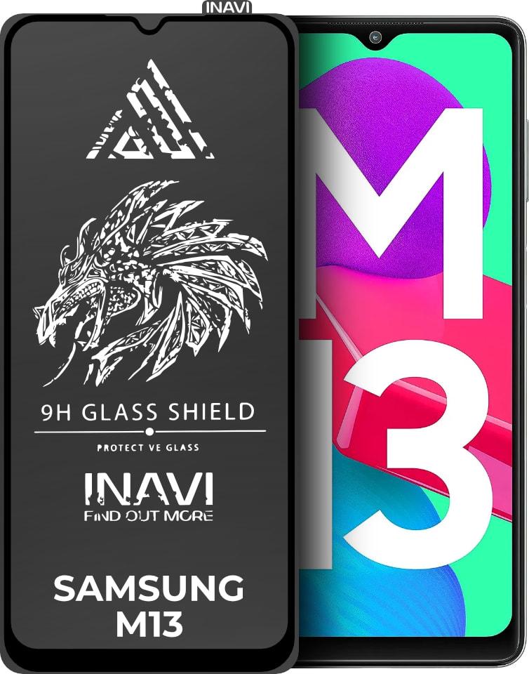 Защитное стекло INAVI Samsung Galaxy M13 M135 (Full Glue)