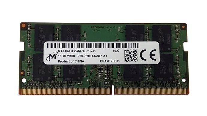 Память для ноутбуков Micron 16 GB DDR4 3200 MHz (MTA16ATF2G64HZ-3G2J1)