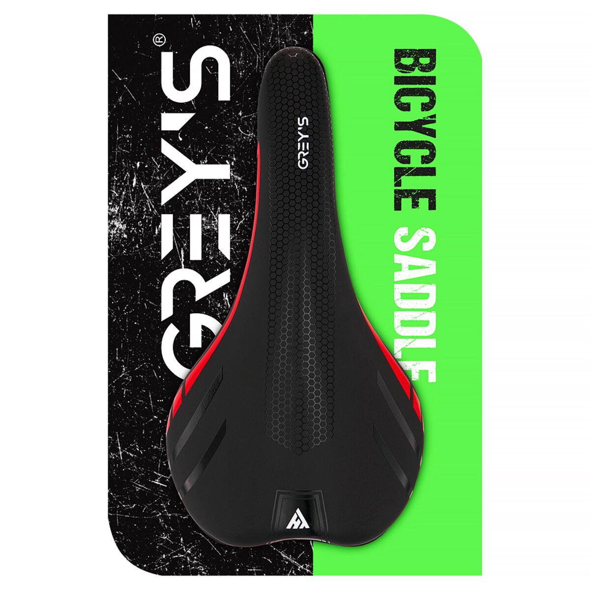 Седло велосипедное GREY'S 280 мм х135 мм Черно-красный - фото 5 Седло велосипедное GREY'S 280 мм х135 мм Черно-красный - фото 5