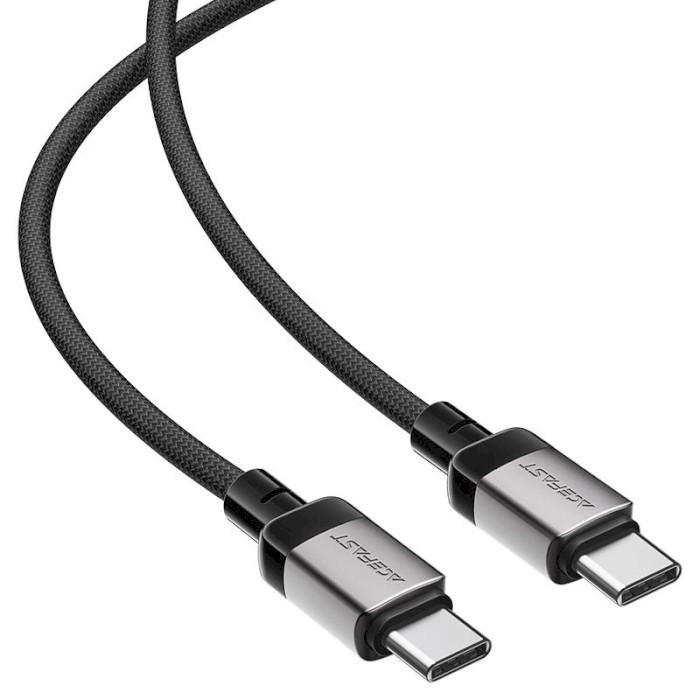 Кабель Acefast C9-03 USB 2.0 USB-C to USB-C 1,2 м 60W 3A Black (6974316282679) - фото 2 Кабель Acefast C9-03 USB 2.0 USB-C to USB-C 1,2 м 60W 3A Black (6974316282679) - фото 2