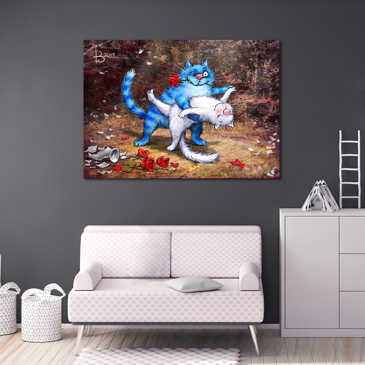 Модульная картина Танцы в клубе 1 модуль 80x120 см