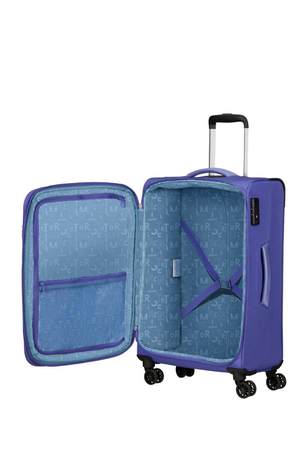 Чемодан American Tourister PULSONIC 68x44x27/30 см Фиолетовый (MD6*61002) - фото 3