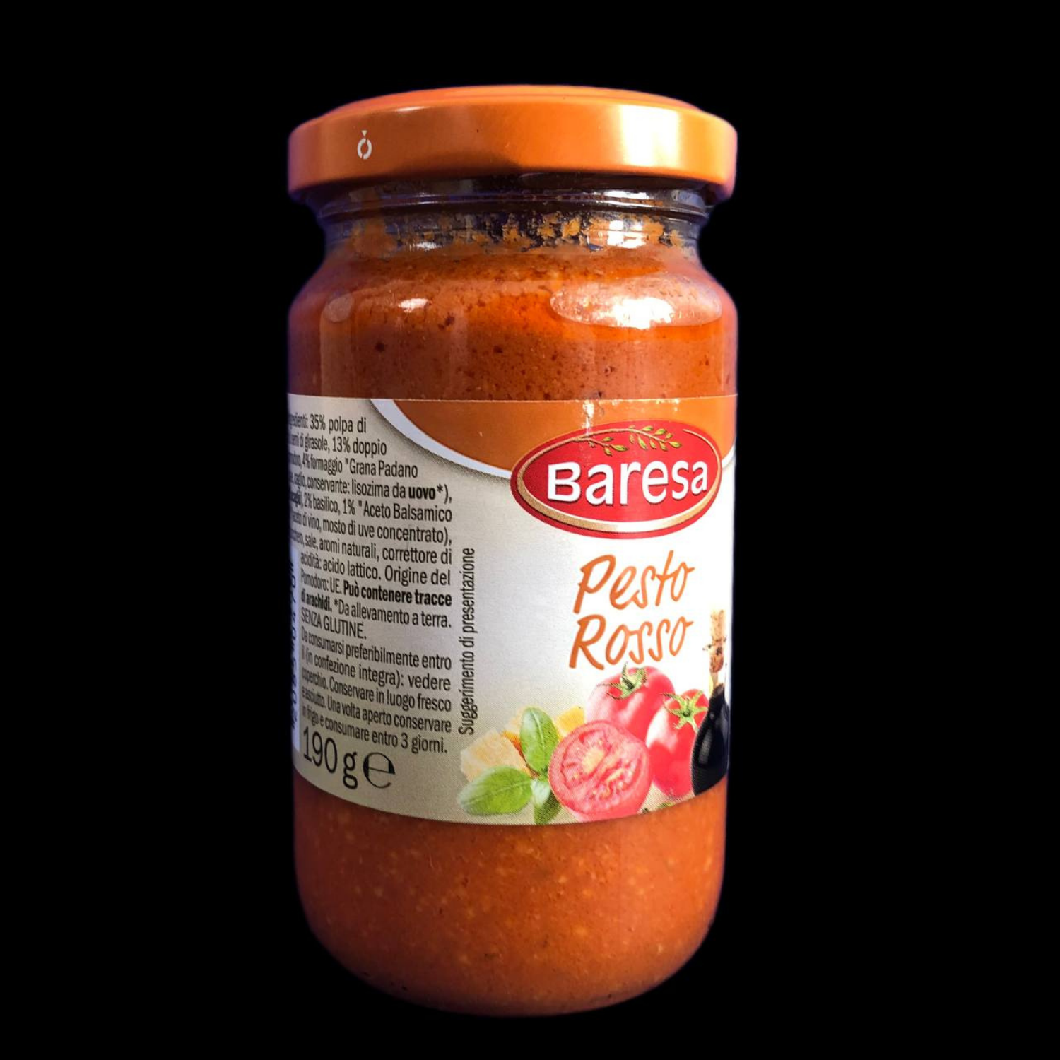 Соус томатный Baresa Pesto Rosso с сыром 190 г (BPR-1) - фото 9