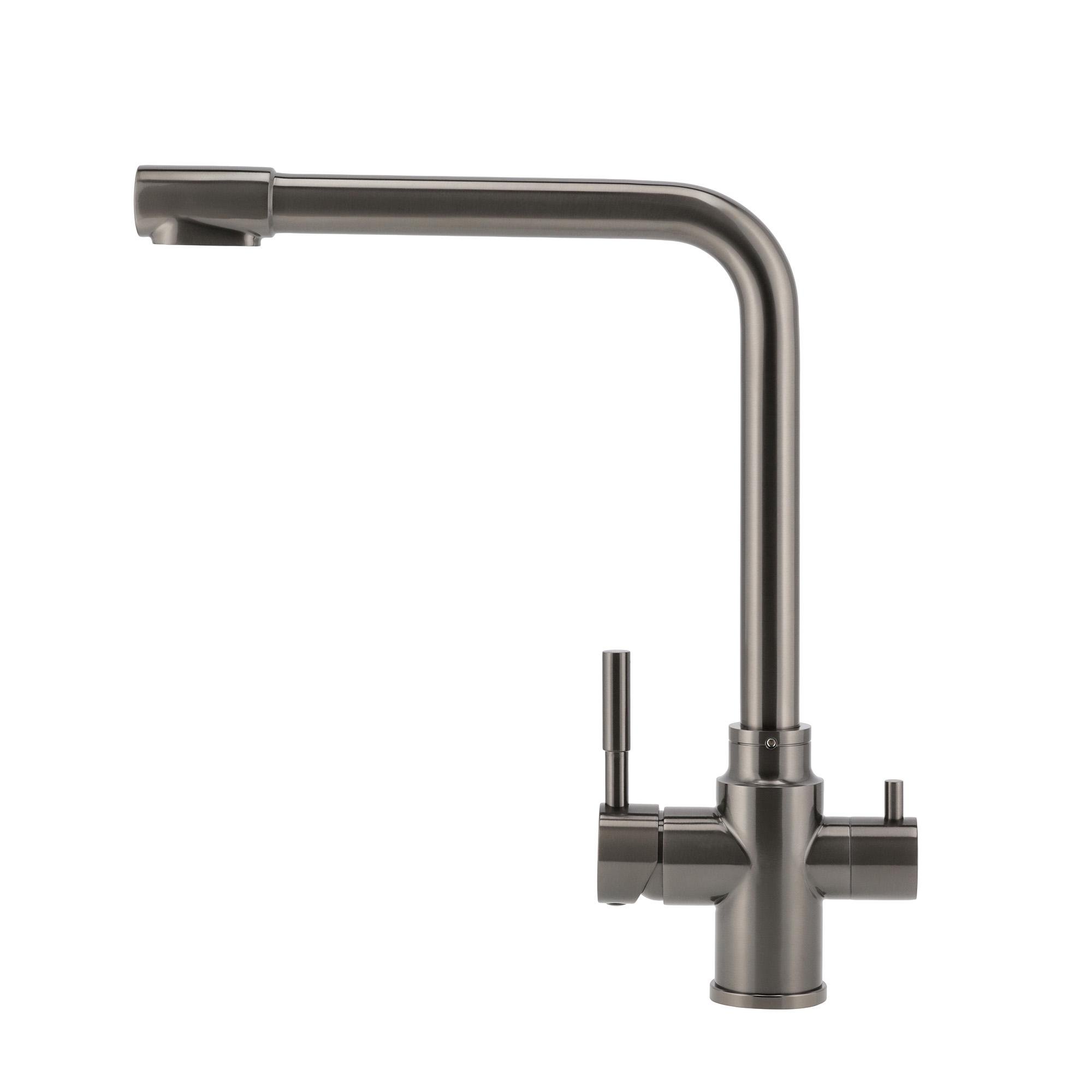 Смеситель на кухню Granado Badalona LUX PVD Black (gz0407LPVD) - фото 1