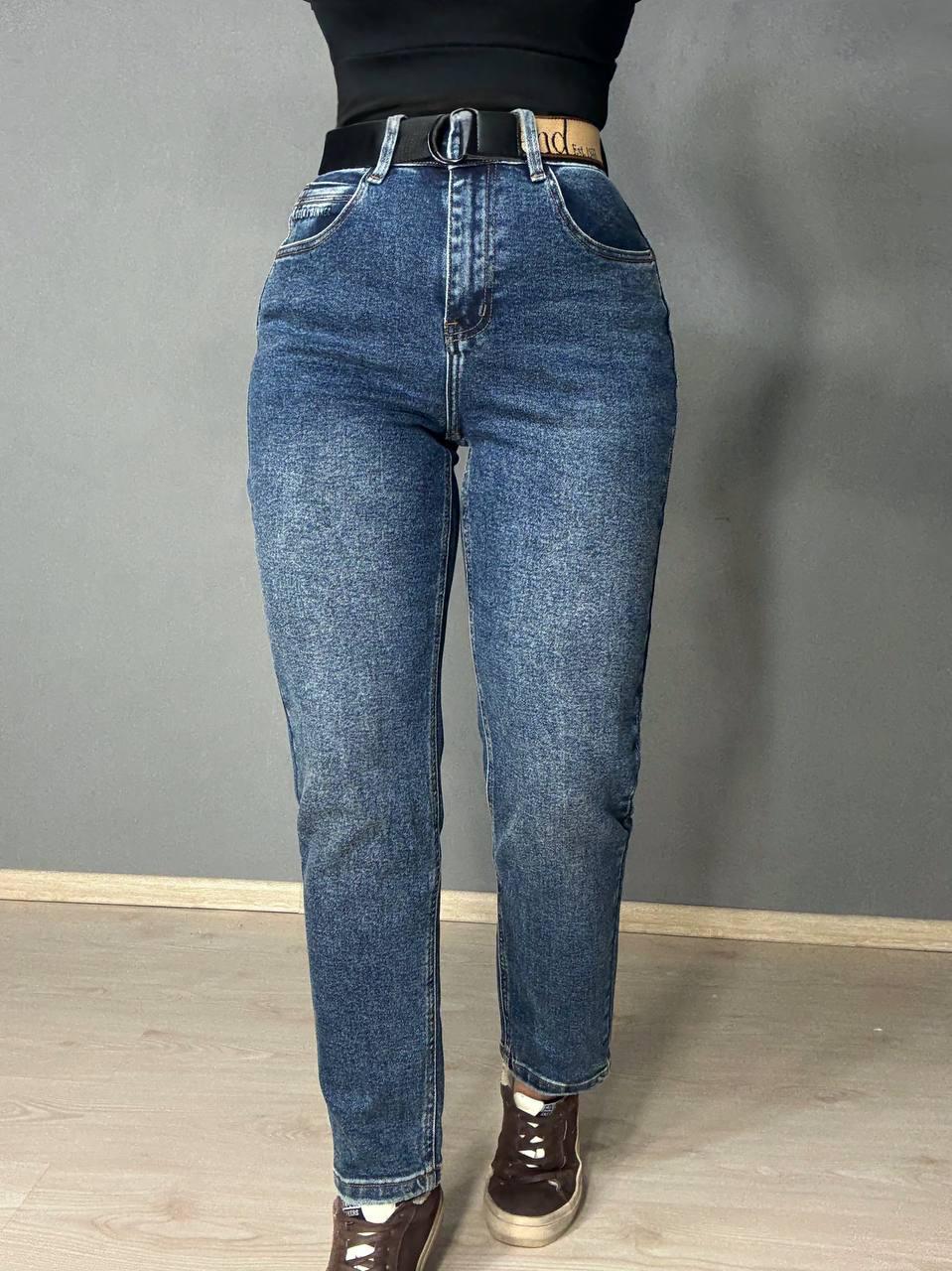 Джинсы женские Dragon 8192 Mom jeans с ремнем р. 32 Синий (5595) - фото 8 Джинсы женские Dragon 8192 Mom jeans с ремнем р. 32 Синий (5595) - фото 8