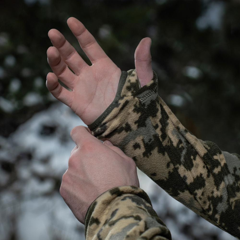 Кофта флісова M-Tac Delta Fleece XXL Піксель (5915868) - фото 7