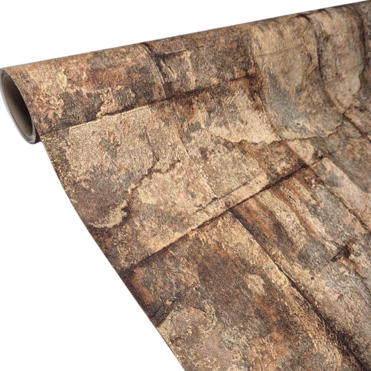 Обои виниловые на флизелиновой основе Le Grand 1576-05 с текстурой камня 10,05x1,06 м Коричневый (2491048058)