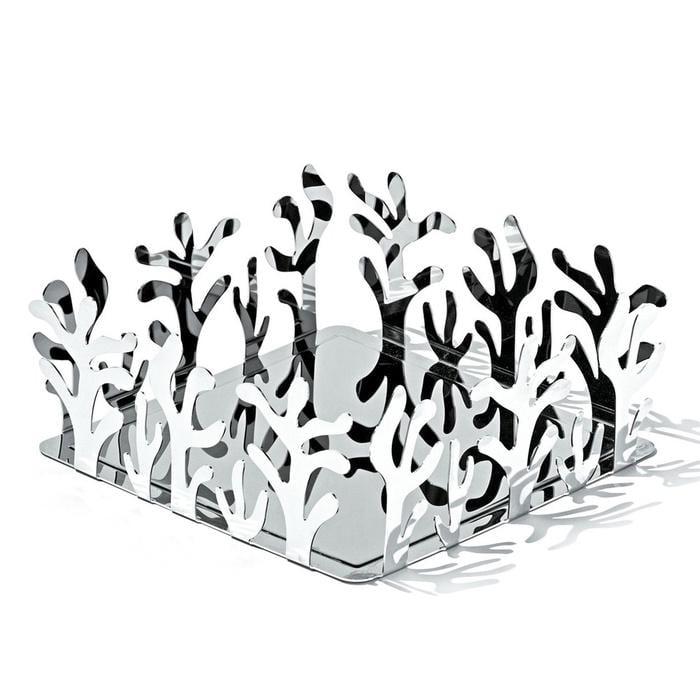 Держатель для салфеток Alessi Mediterraneo 20,5х8,3х20,5 см Металлик Держатель для салфеток Alessi Mediterraneo 20,5х8,3х20,5 см Металлик