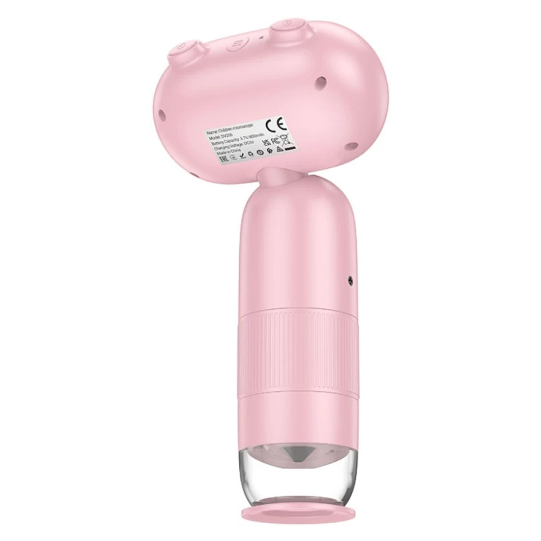 Микроскоп детский Hoco DV206 оптический LED подсветка Pink - фото 4