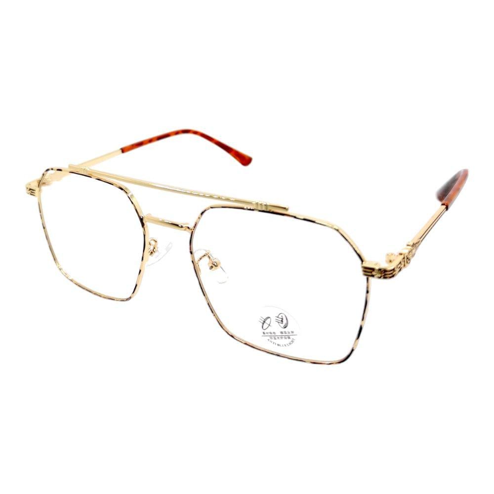 Компьютерные очки Blue Blocker оправа 72880 NN Золотой/Черный Леопардовый