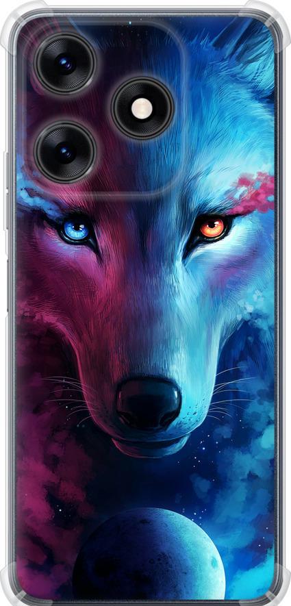 Чехол на Tecno Spark 10C Арт-волк (3999sp-3116-42517) Чехол на Tecno Spark 10C Арт-волк (3999sp-3116-42517)