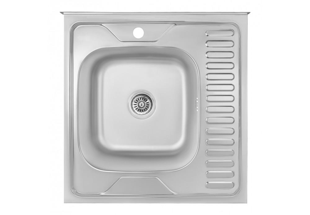 Кухонная мойка Lidz 6060-L 0,8 мм Satin (LIDZ6060LRSAT8) Кухонная мойка Lidz 6060-L 0,8 мм Satin (LIDZ6060LRSAT8)