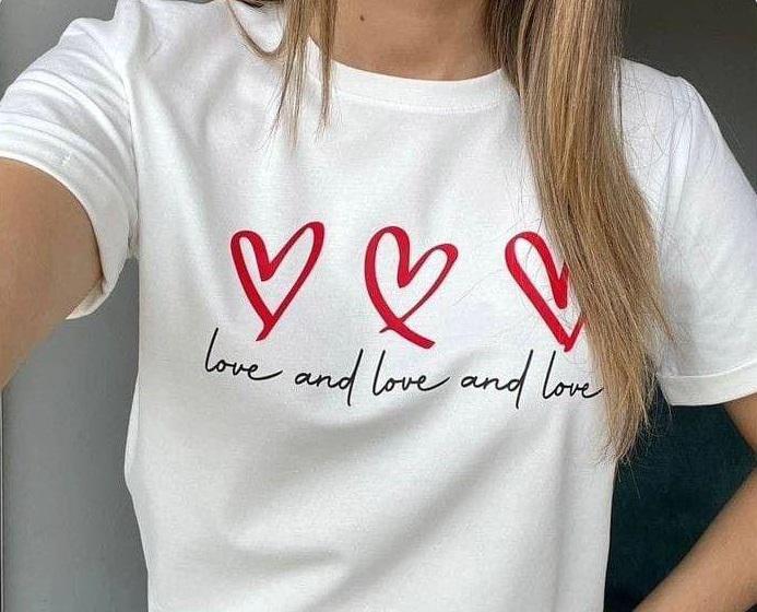 Футболка женская с принтом Pin-000-970 повседневная M Белый (2634324645) Футболка женская с принтом Pin-000-970 повседневная M Белый (2634324645)