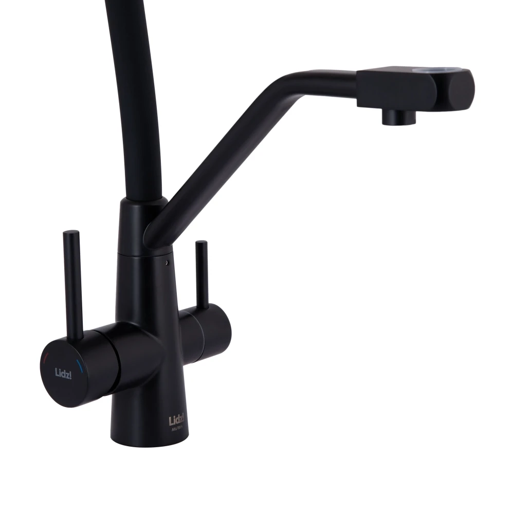 Смеситель для кухни Lidz Aria 020F3 LDARI020F3BLA39212 с гибким изливом и подключением к фильтру Черный (SD00045316) - фото 4 Смеситель для кухни Lidz Aria 020F3 LDARI020F3BLA39212 с гибким изливом и подключением к фильтру Черный (SD00045316) - фото 4