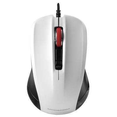 Комп'ютерна мишка Modecom MC-M9.1 4 кнопки 1600 dpi Чорно-білий (36261110)