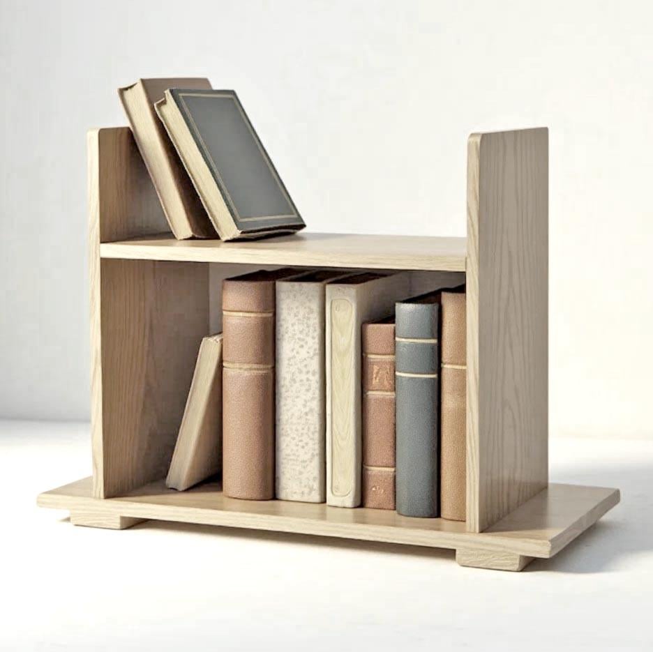 Полка книжная настольная из дерева Оливадо Бланже (КПА-011601)