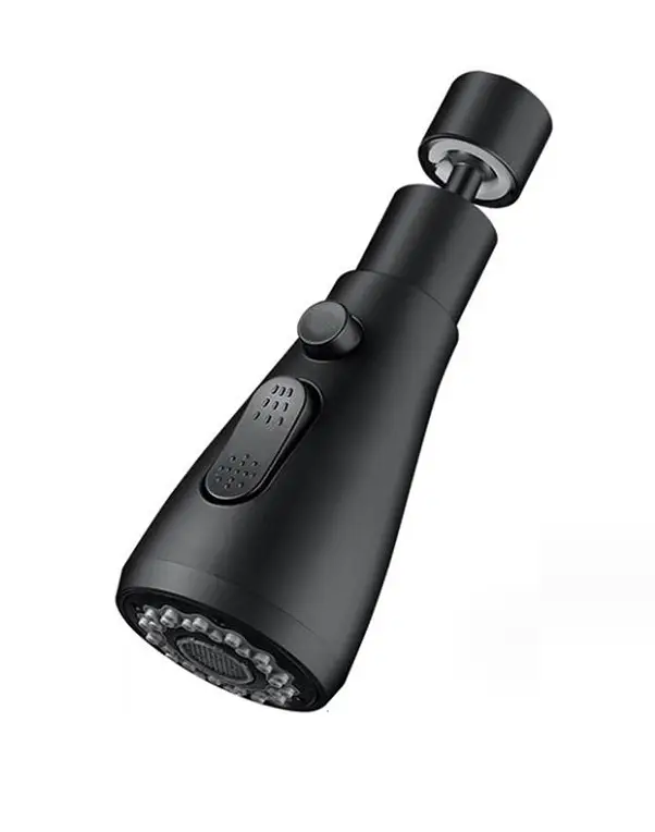 Аэратор для смесителя поворотный 360° на кран для кухни Черный (31411060) Аэратор для смесителя поворотный 360° на кран для кухни Черный (31411060)