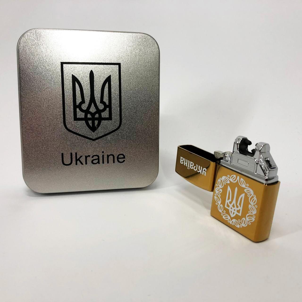 Зажигалка дуговая электроимпульсная USB Золотой (HL-447) - фото 9 Зажигалка дуговая электроимпульсная USB Золотой (HL-447) - фото 9