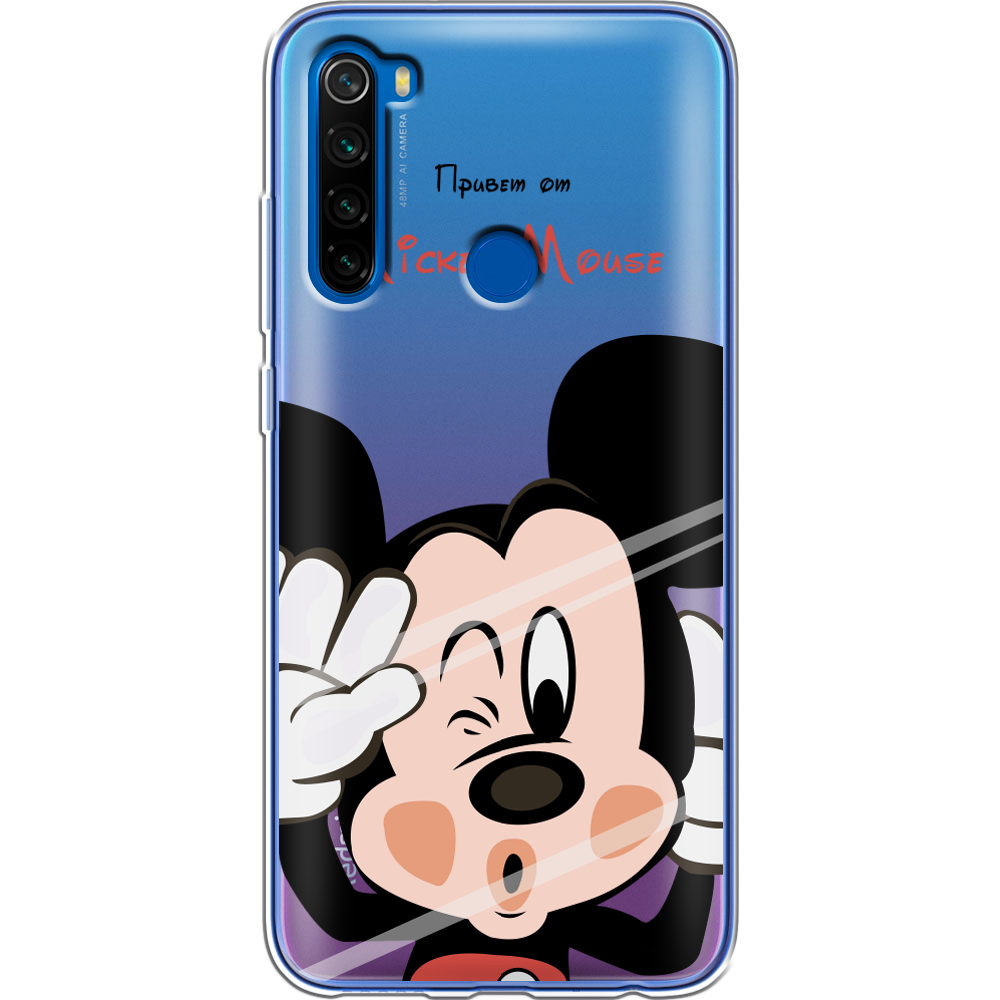 Чехол Boxface Xiaomi Redmi Note 8T Mister M Прозрачный силикон (38532-cc58-38532)