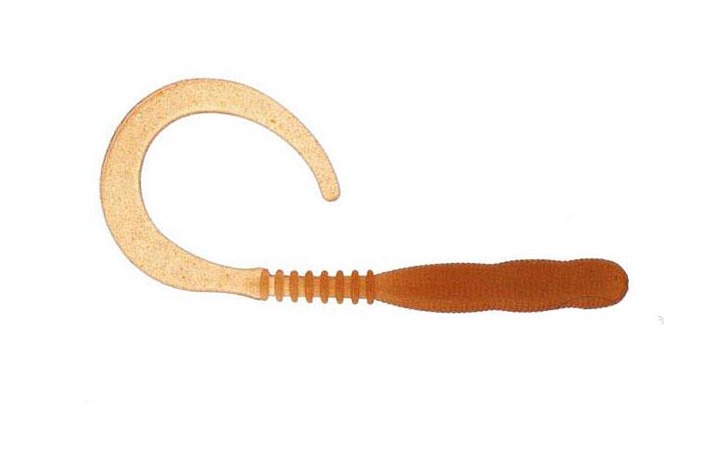 Силиконовый твистер Reins Curly Curly №019 съедобный 4" 15 шт. Oxblood (6551)