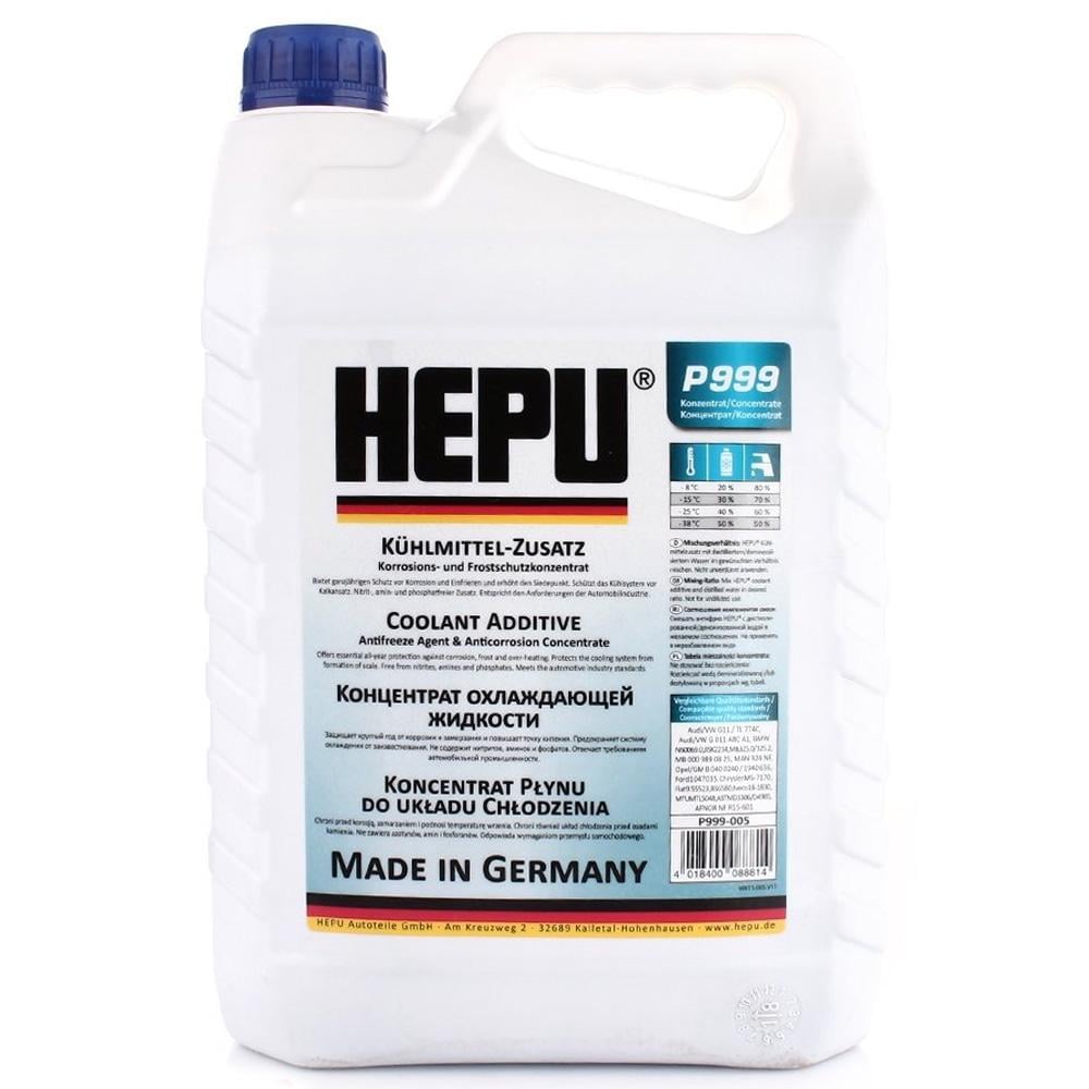 Антифриз Hepu Antifreeze G11 5 л Синий Антифриз Hepu Antifreeze G11 5 л Синий