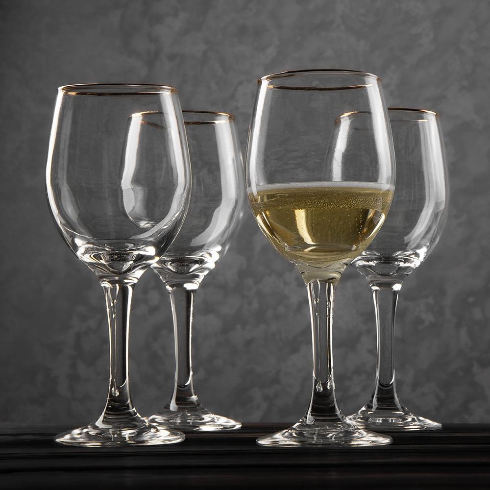 Набор бокалов стеклянных для вина Совиньон 4 шт. 350 мл (18904-012)