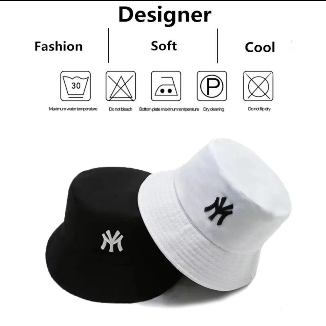 Панама NY з вишивкою Чорно-білий (24762956) - фото 4 Панама NY з вишивкою Чорно-білий (24762956) - фото 4