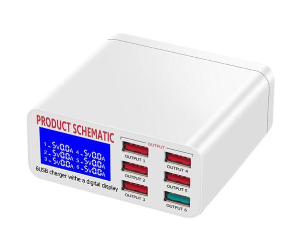 Устройство зарядное Kaisi 6 USB Fast Charger