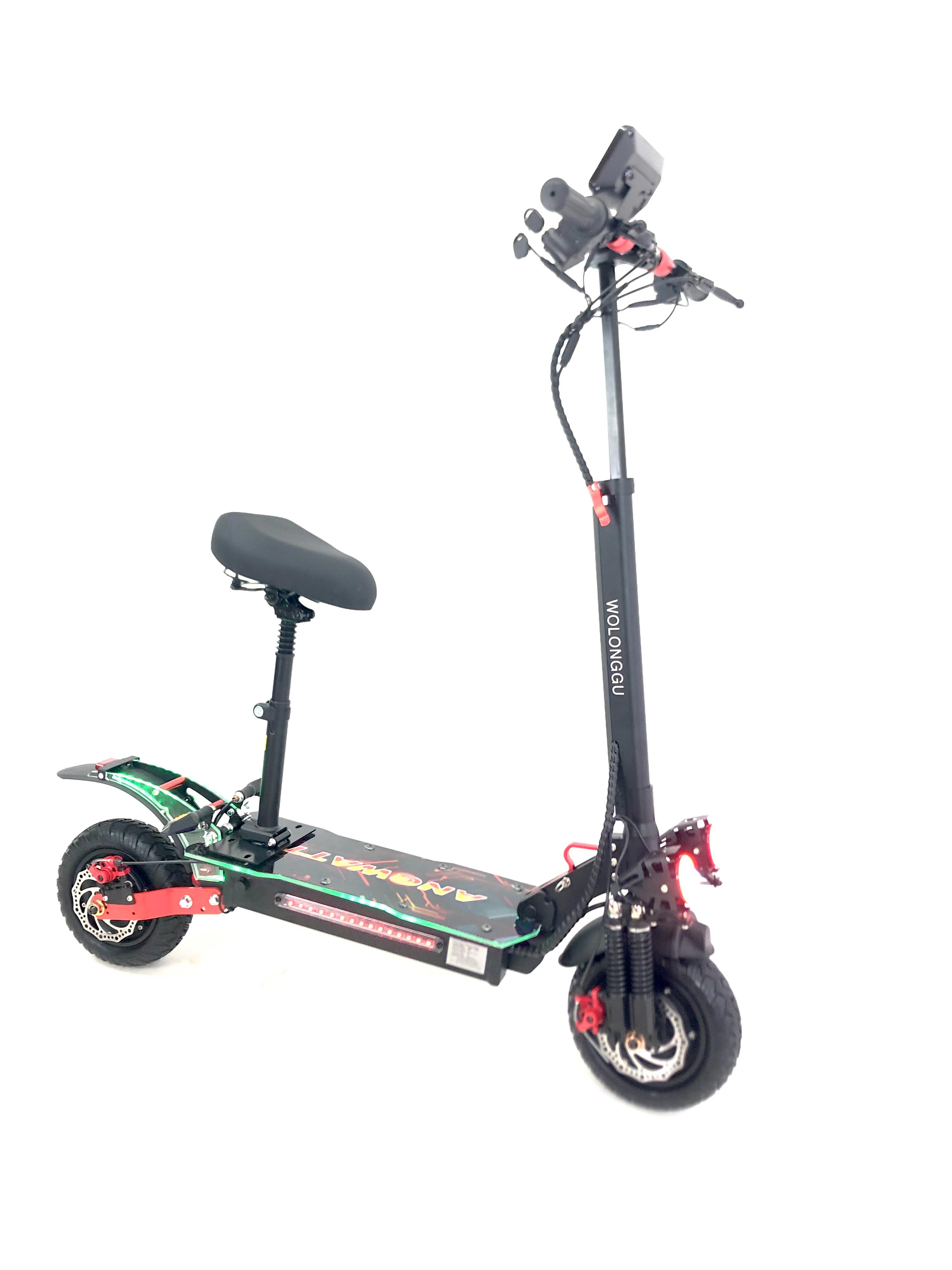 Електросамокат двомоторний із сидінням Angwatt 4000W 48V 24Ah