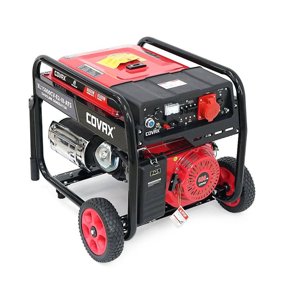 Генератор бензиновий Covax XL15000CV-E2-lll-ATS 8,0kW 220V-380V 50Hz DC12V 18HP Electric Starter tank 25L 705x560x570 мм (39151)