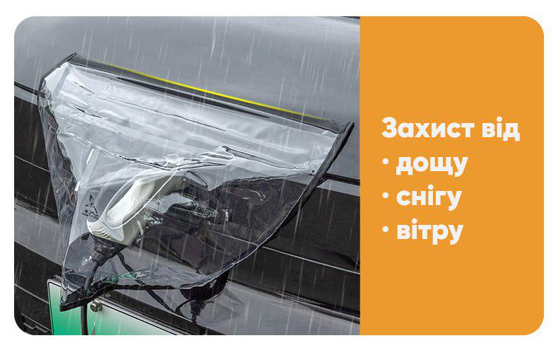 Захист порту зарядки електромобіля від дощу/снігу (12918429) - фото 2