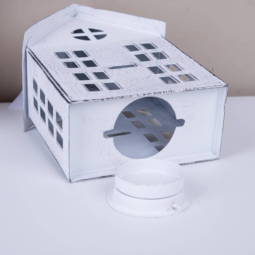 Подсвечник дом из металла 16 см (6014) - фото 2