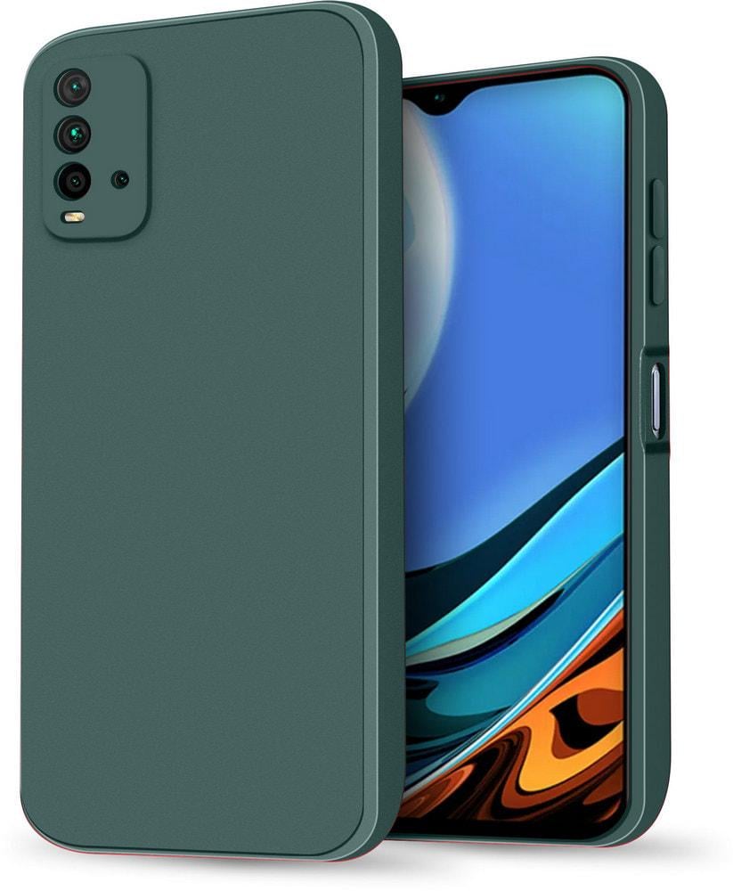 Силиконовый чехол HardCorner Xiaomi Redmi 9T (с микрофиброй) Green (34845-08)