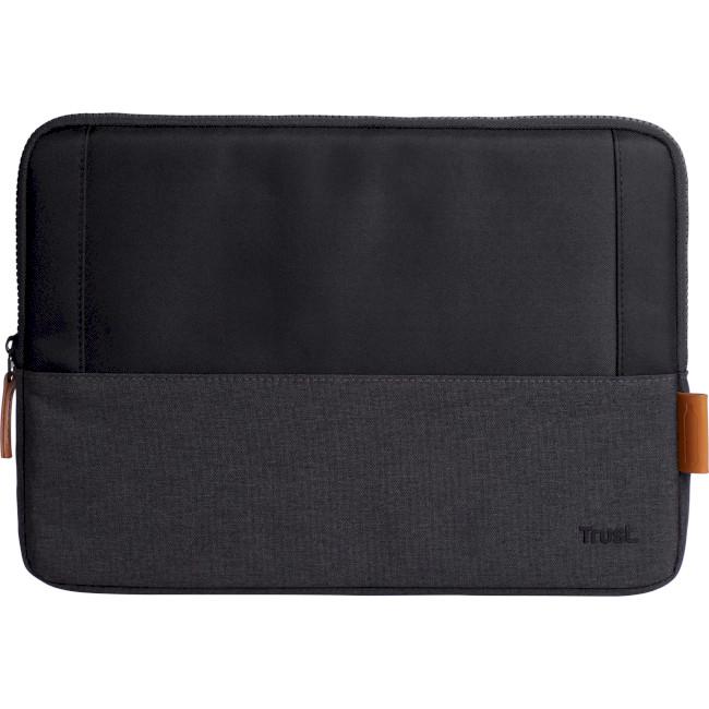 Чехол для ноутбука Trust Lisboa Laptop Sleeve на молнии 13,3" Черный (599515)