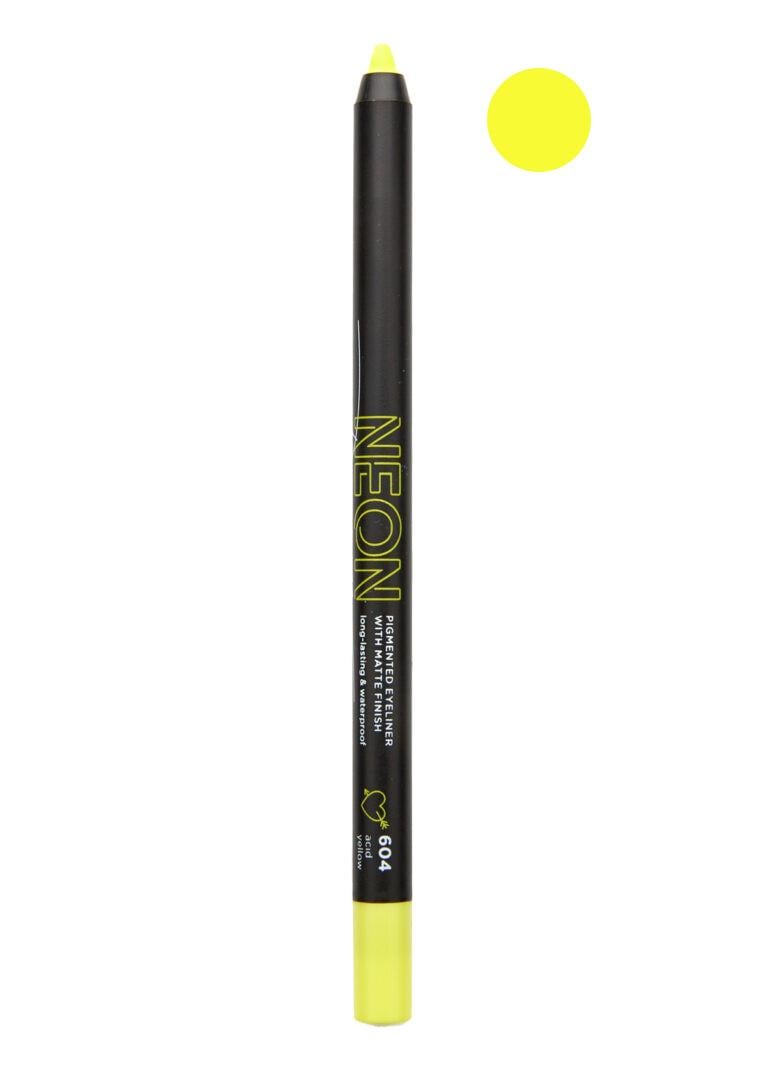 Карандаш для глаз PARISA COSMETICS гелевый Neon 604 Желтый