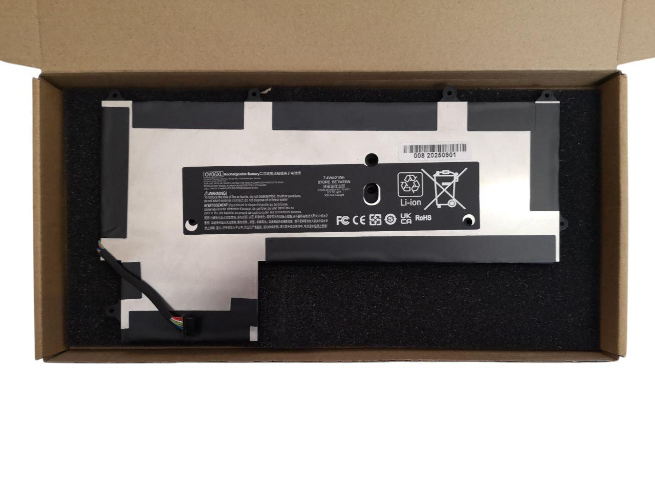 Аккумулятор для HP Elite x2 1011 G1 Tablet OY06XL 2900 mAh 21Wh (000012961) Аккумулятор для HP Elite x2 1011 G1 Tablet OY06XL 2900 mAh 21Wh (000012961)
