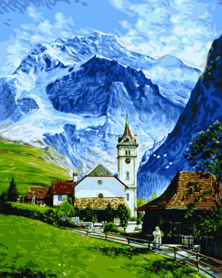 Картина по номерам Brushme Гриндельвальд (GX9861) Картина по номерам Brushme Гриндельвальд (GX9861)